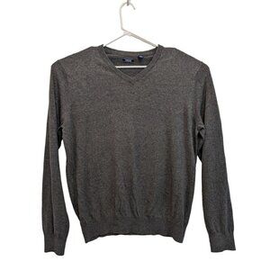 IZOD Mens Knit Pullover Sweater Grey Mens Size XL
